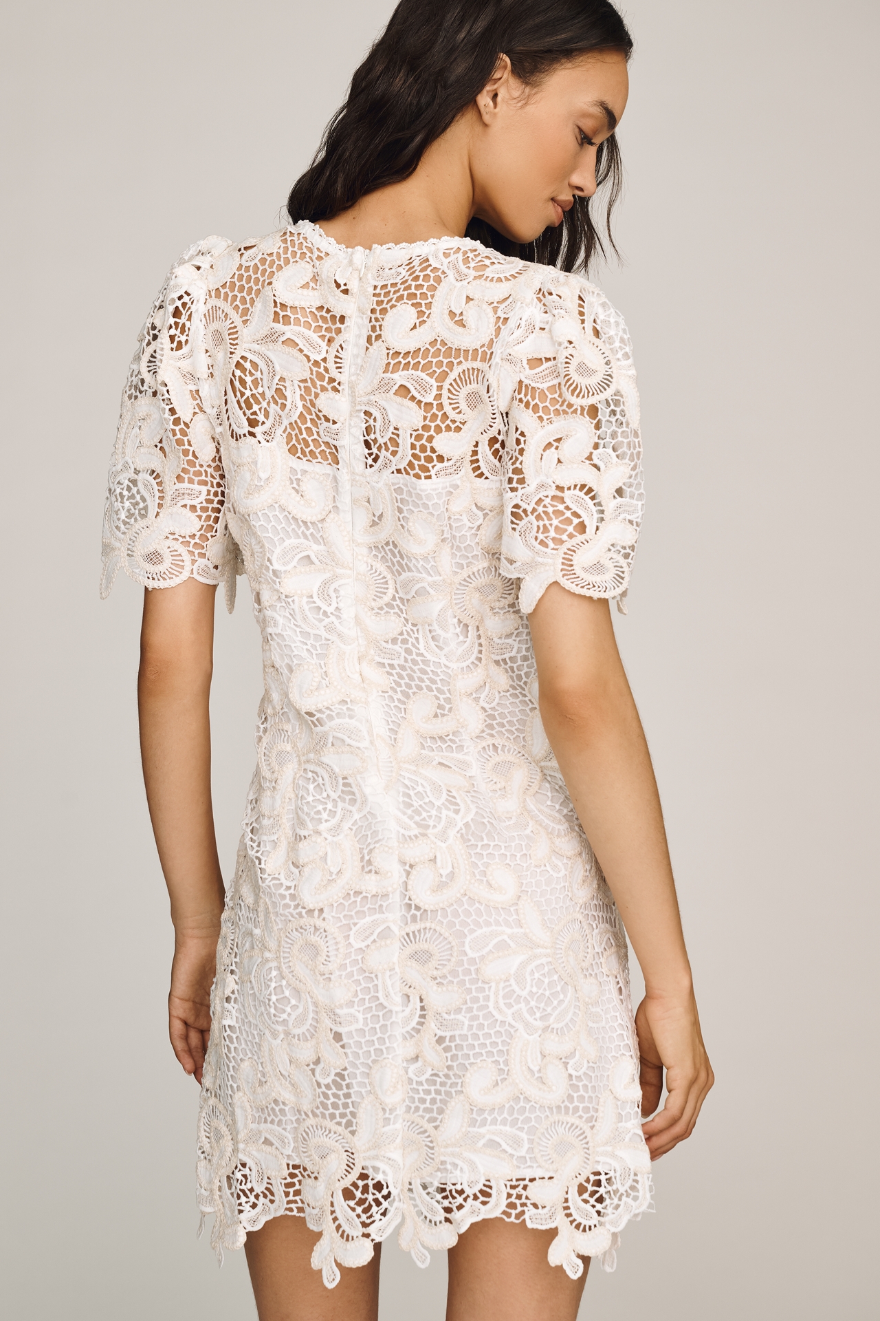English Factory Lace Shift Dress