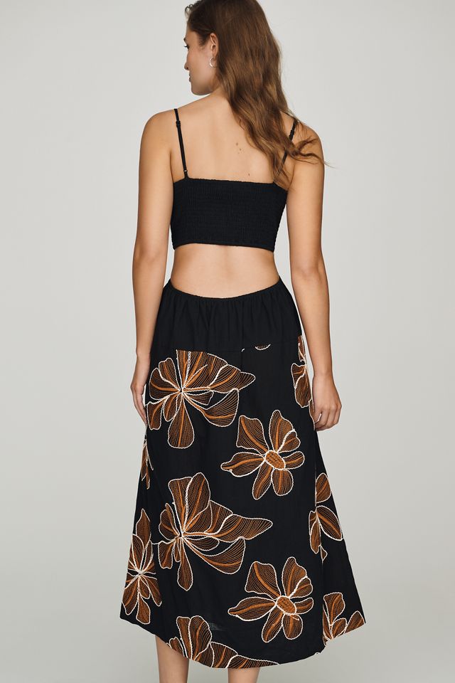Endless Rose 100% Cotton Embroidered Midi Dress #2