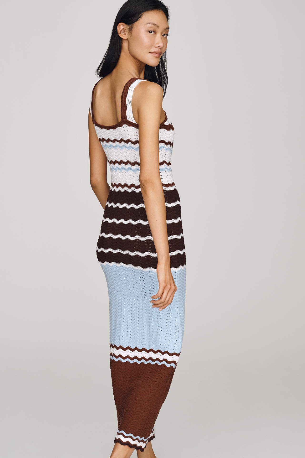 English Factory Crochet Midi Dress