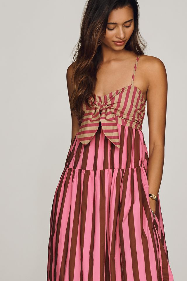 English Factory Cotton Tiered Midi Dress #1