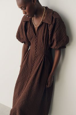 anthropology brown dress anthropology dress. Size M. NWT