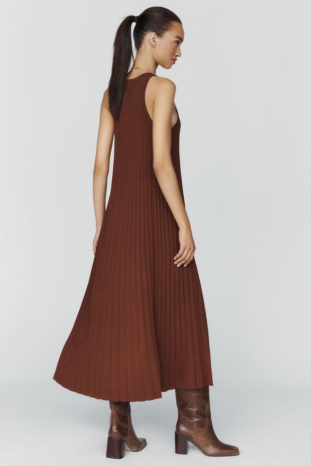 English Factory Pleated Knit Midi Dress #1