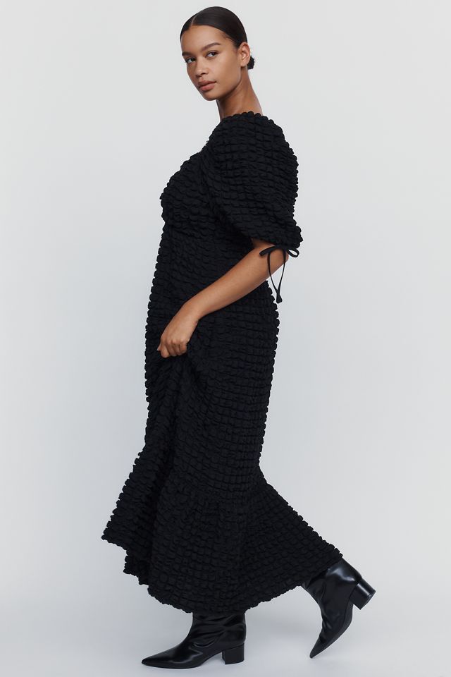 English Factory Plus Puff Sleeve Midi Dress #2