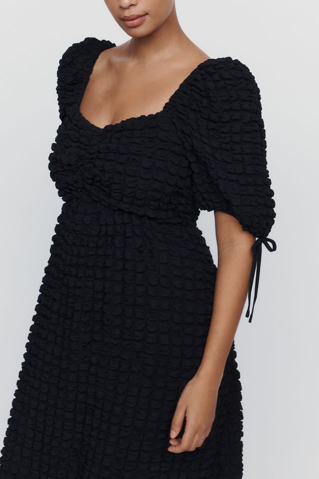 English Factory Plus Puff Sleeve Midi Dress #3