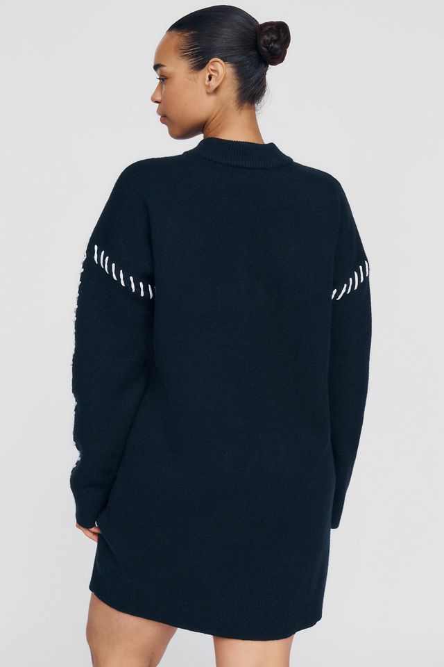 English Factory Stitched Sweater Mini Dress #2
