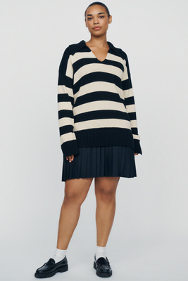 English Factory Rugby Sweater Mini Dress by Anthropologie