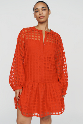 English Factory Cutwork Mini Dress by Anthropologie