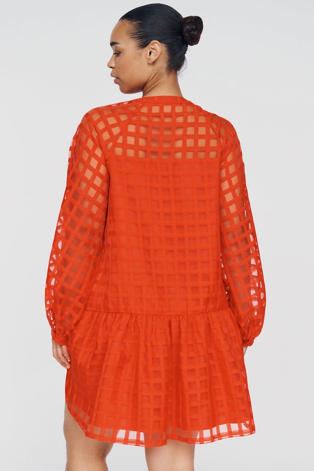 English Factory Cutwork Mini Dress #2
