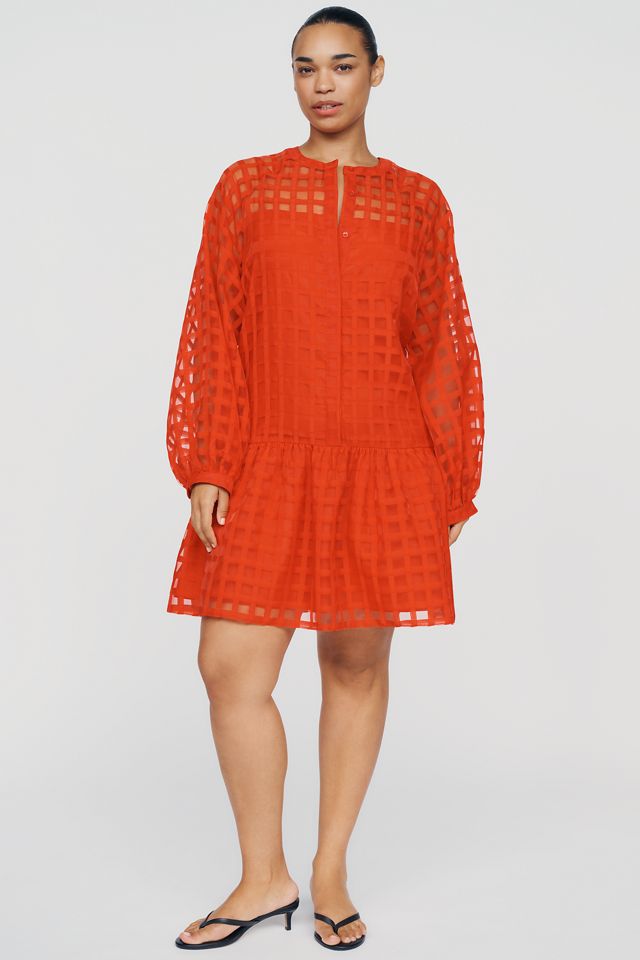 English Factory Cutwork Mini Dress #3