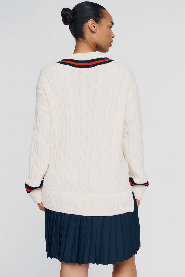 English Factory Cable Knit Sweater Mini Dress #1