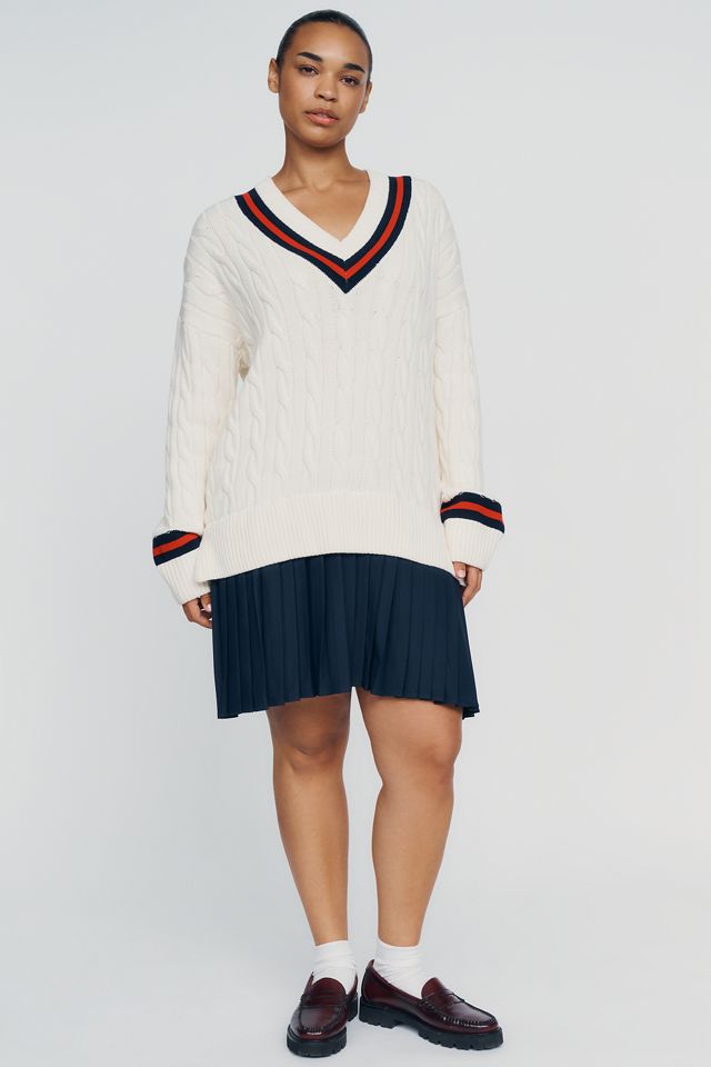 English Factory Cable Knit Sweater Mini Dress #2