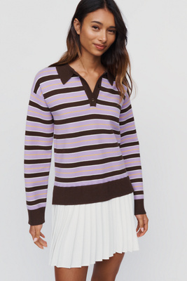 English Factory Polo Pleated Mini Dress by Anthropologie