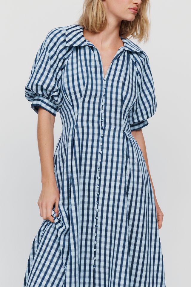 English Factory Puff Sleeve Shirtdress #1