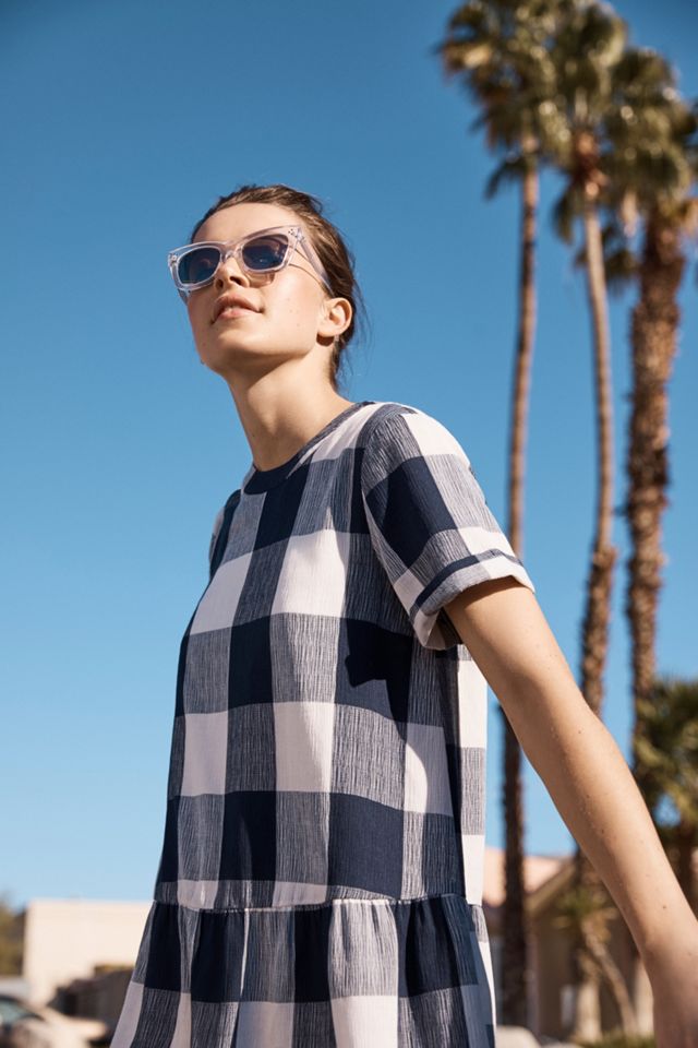 Halle Drop-Waist Gingham Dress #3