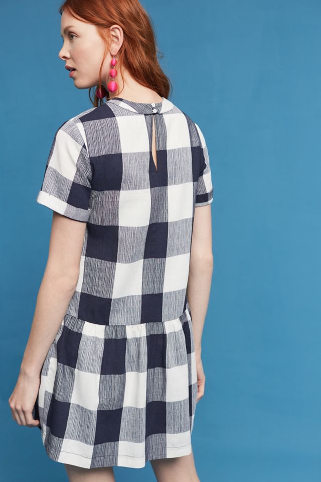 Halle Drop-Waist Gingham Dress #2