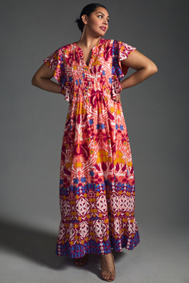 Maeve Cassandra Maxi Dress In Black | ModeSens