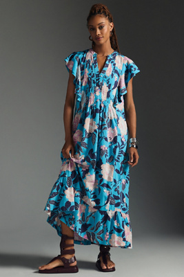 Maeve Cassandra Maxi Dress In Black | ModeSens
