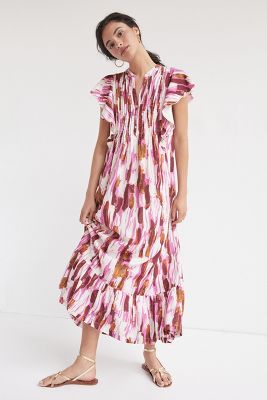 maeve cassandra maxi dress