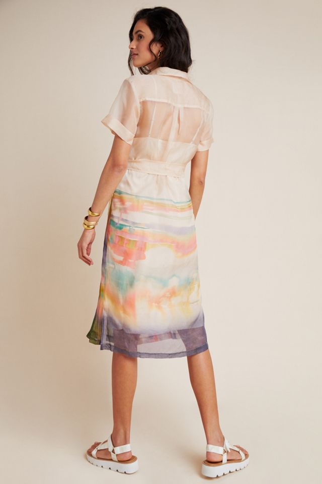 Aimee Clarke Organza Silk Shirtdress #1
