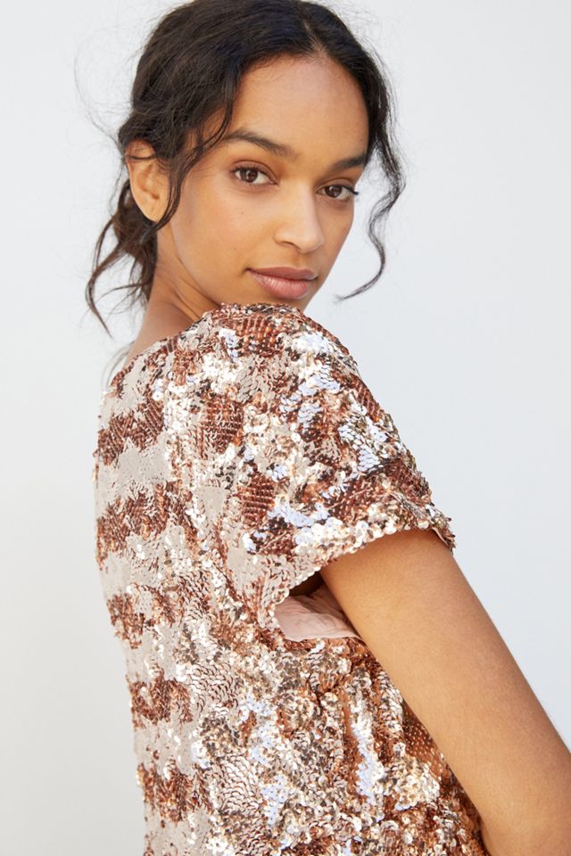 Maeve Bernadette Sequined Midi Dress #1