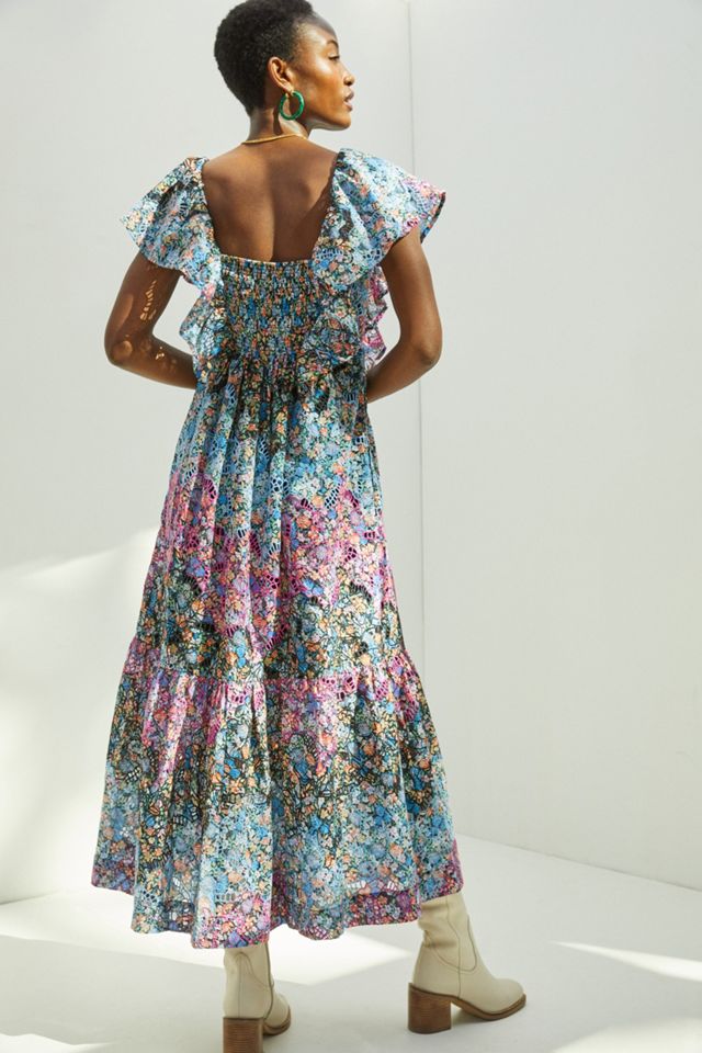 Clementina Eyelet Maxi Dress #2