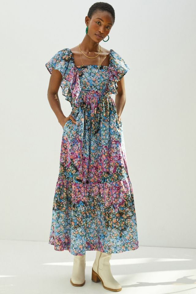 Clementina Eyelet Maxi Dress #3