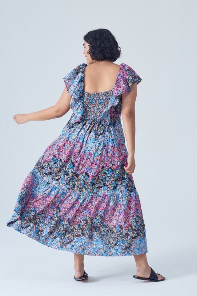 Clementina Eyelet Maxi Dress #7