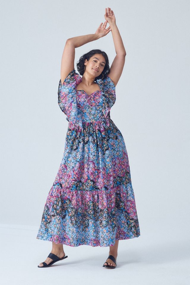 Clementina Eyelet Maxi Dress #5