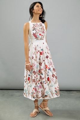 floral embroidered maxi dress anthropologie