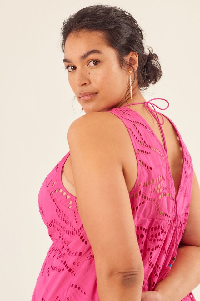 Maeve Belrose Eyelet Maxi Dress #5