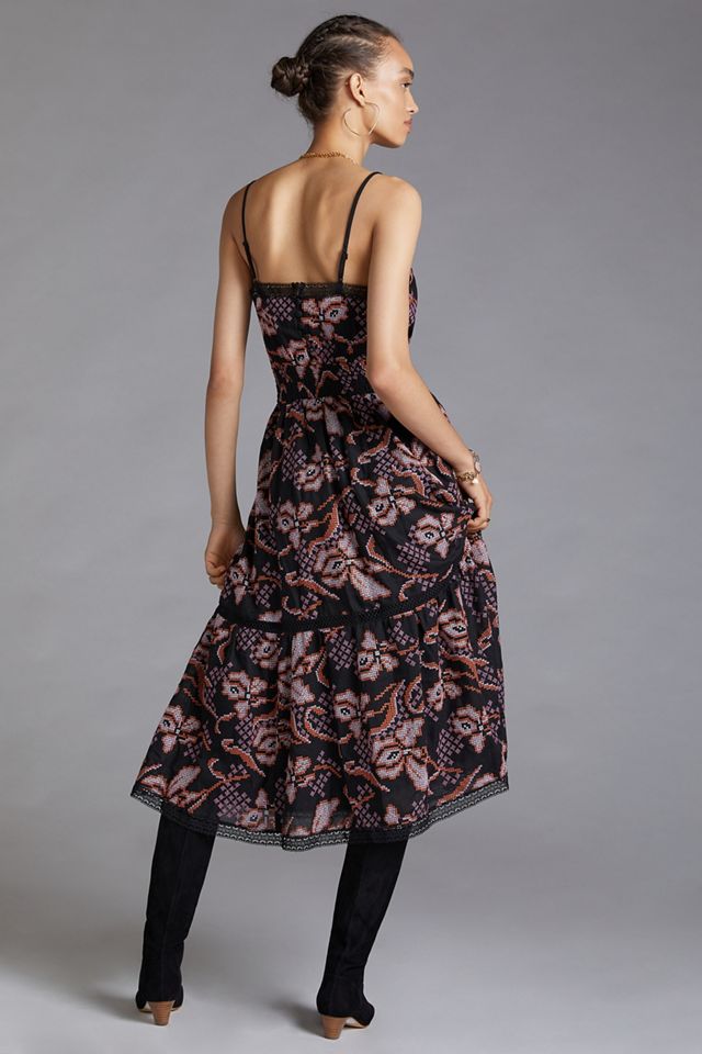 Embroidered Maxi Dress #2
