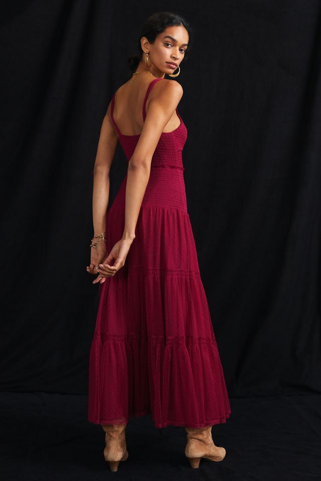 Smocked Maxi Dress #1