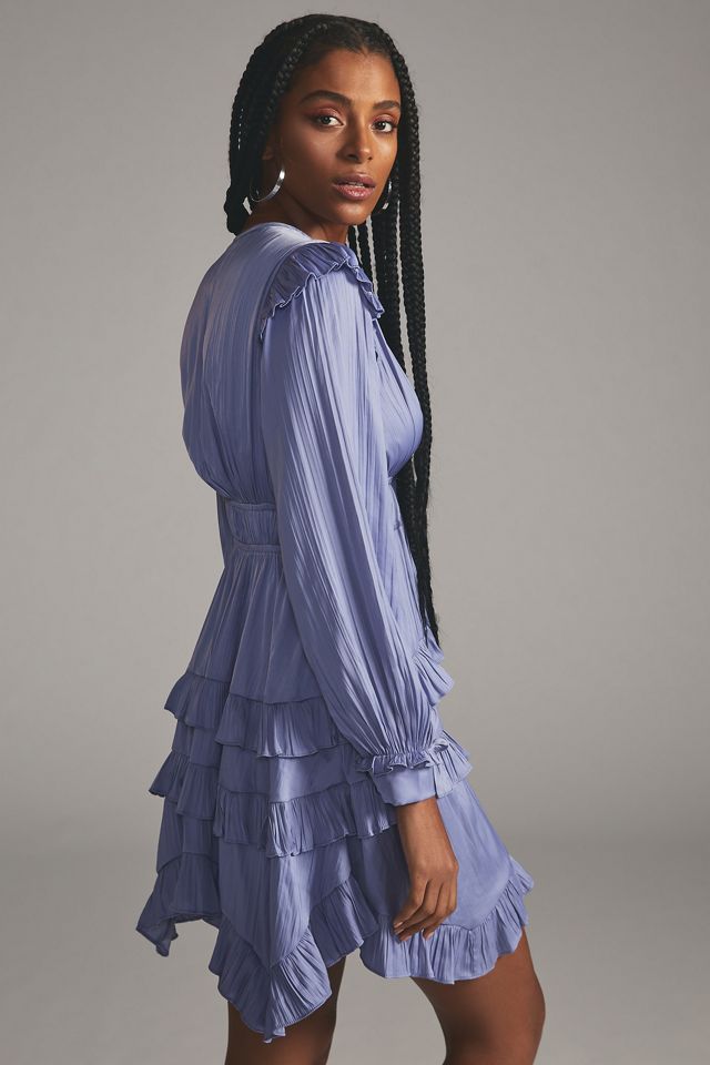 By Anthropologie Tiered Ruffled Mini Dress #1