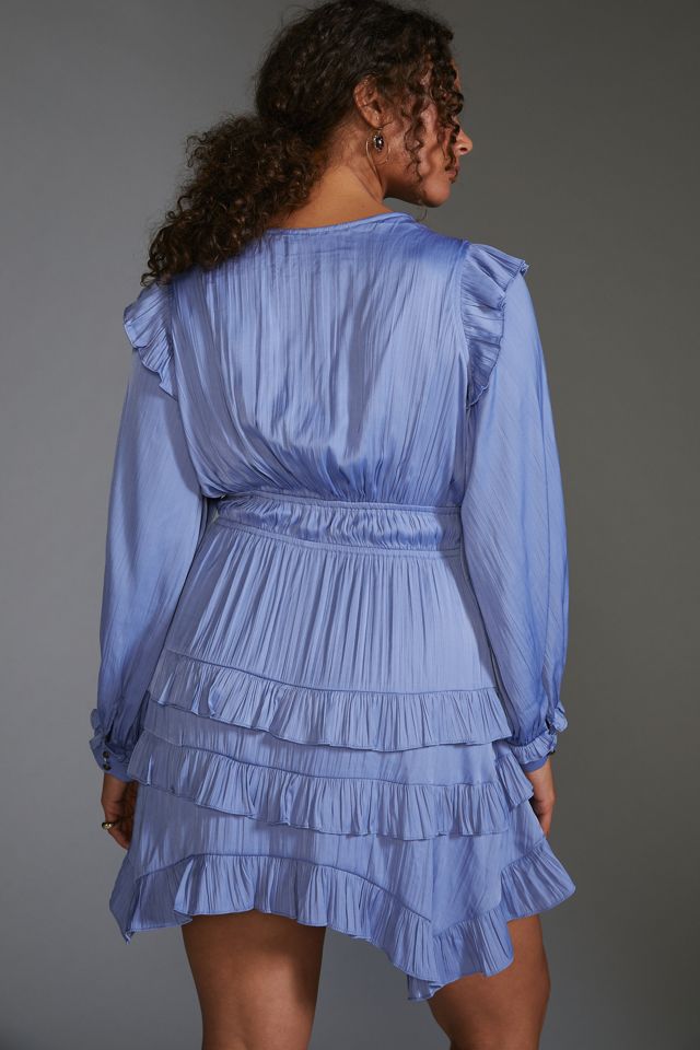 By Anthropologie Tiered Ruffled Mini Dress #4