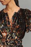 Maeve Somerset Velvet Mini Dress