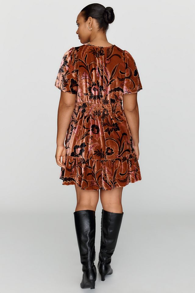 Somerset Velvet Mini Dress #6