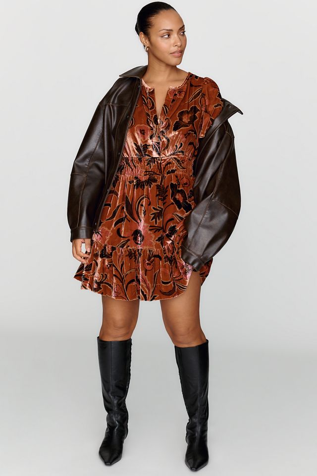 Somerset Velvet Mini Dress #3