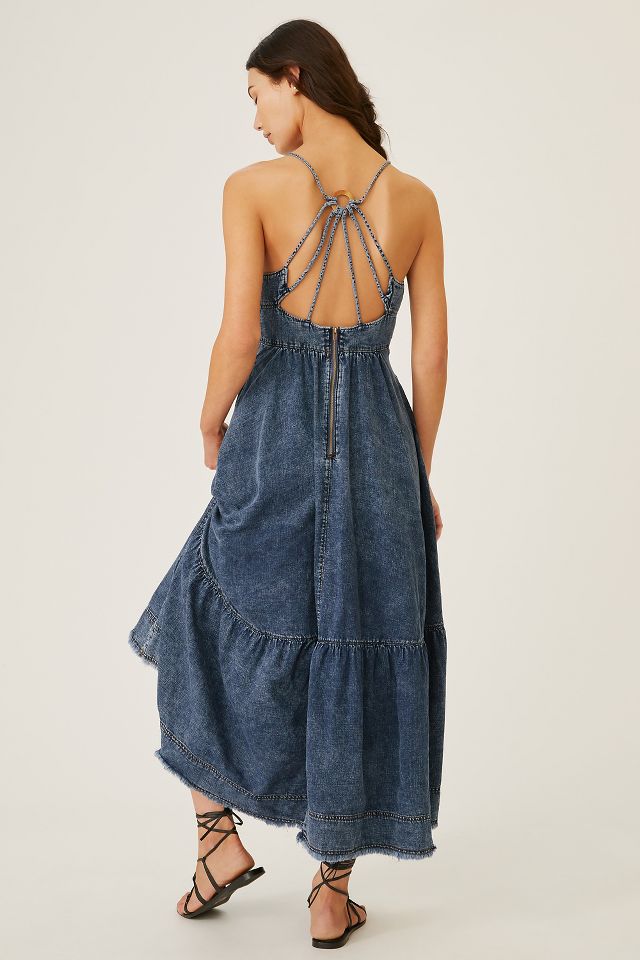 Anthropologie jean hot sale dress