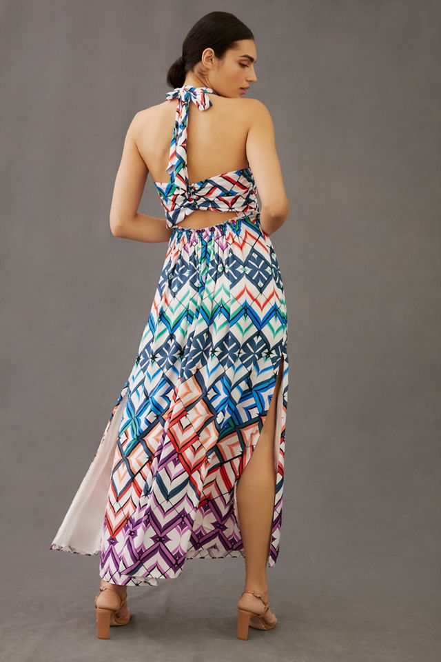 By Anthropologie Halter Midi Dress #1