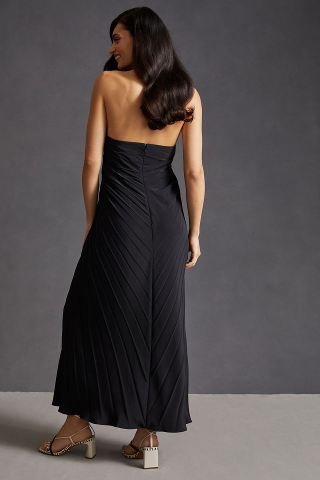 black halter neck party dress Bead-Choker Short Halter Hoco Dress: Jovani 45368 Black / 00 main image 0