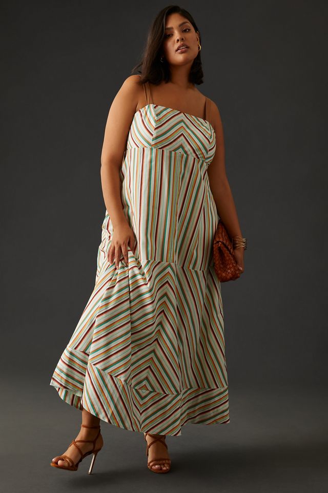 maeve square-neck midi slip dress Anthropologie | Dresses | Nwt