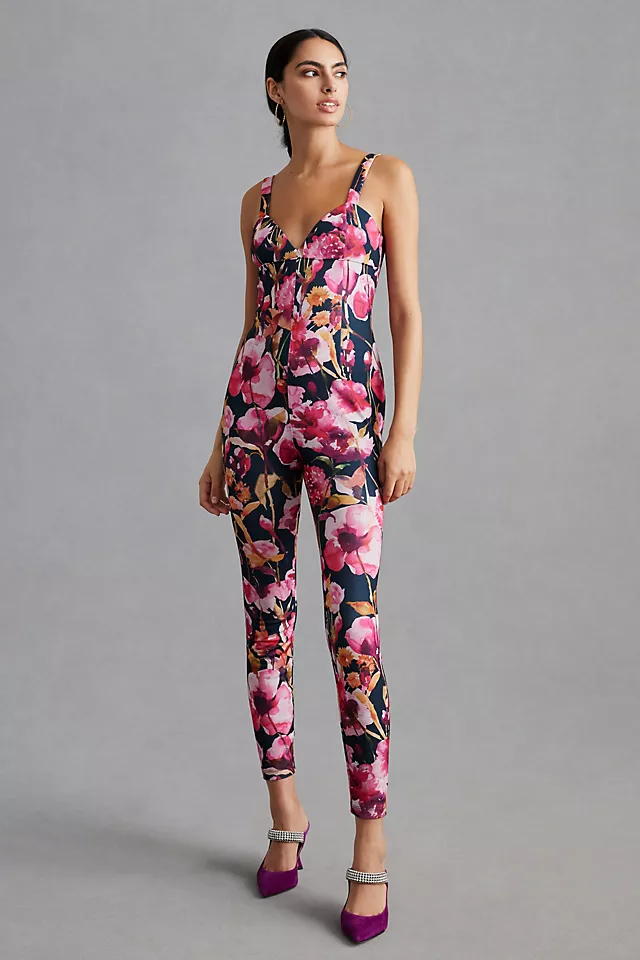 anthropologie.com | By Anthropologie Floral Sweetheart Jumpsuit