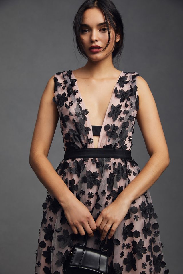 By Anthropologie 3-D Floral Dress #4