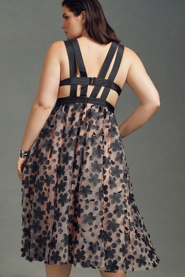 By Anthropologie 3-D Floral Dress #7