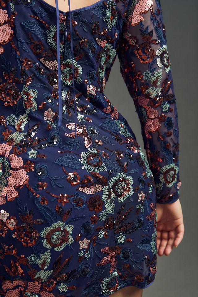 By Anthropologie Sequin Mini Dress #9