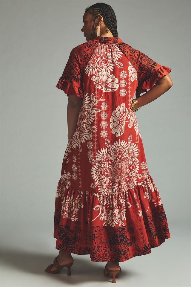 By Anthropologie Ruffle-Sleeve Dress #2
