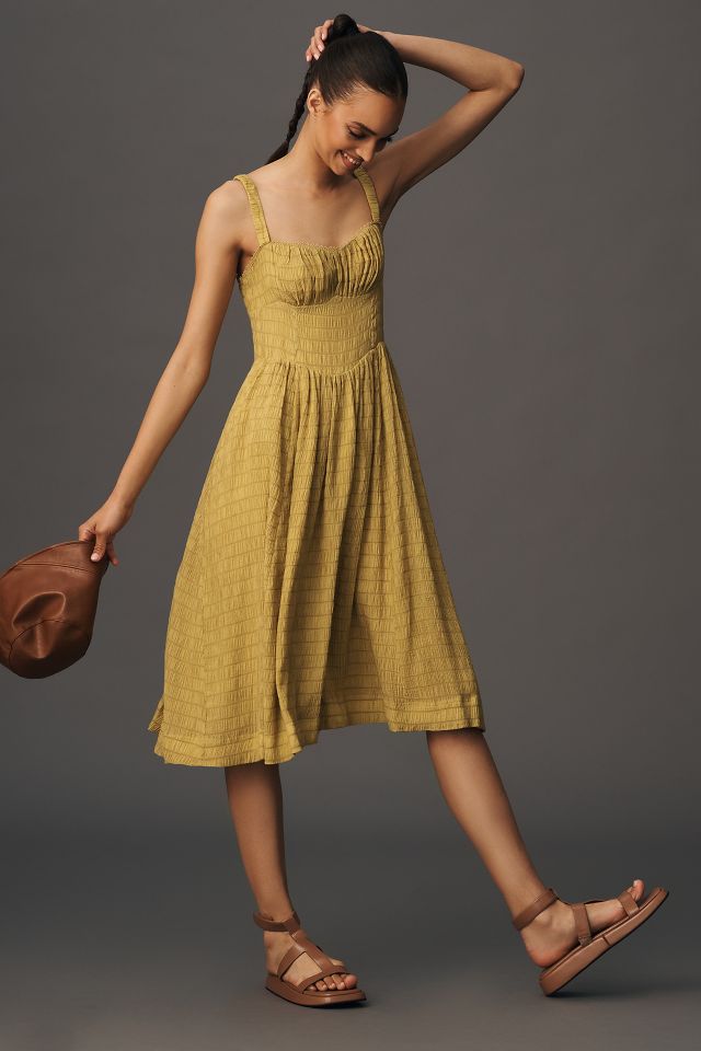 By Anthropologie Smocked Dress