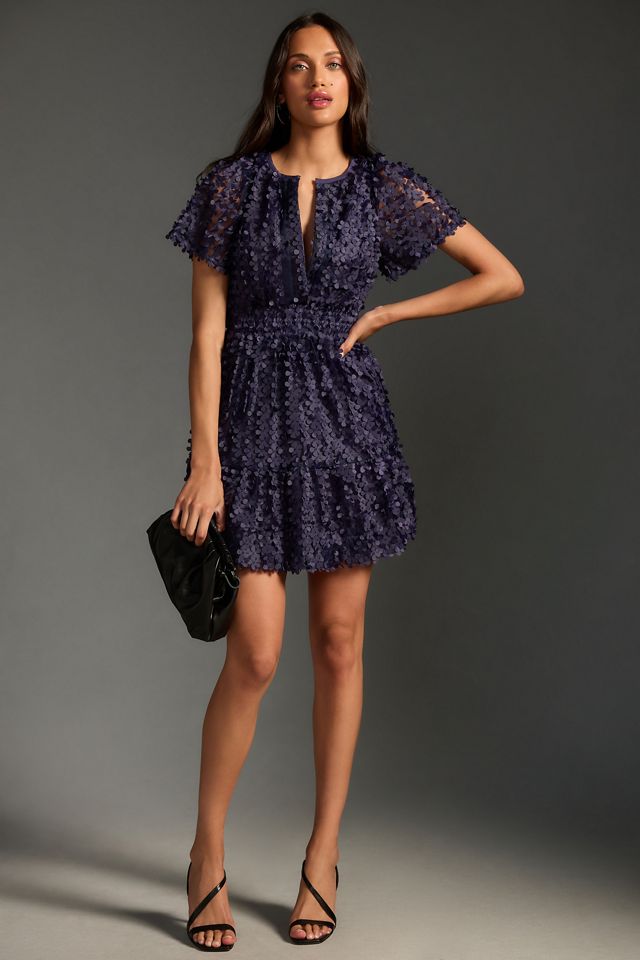 The Somerset Mini Dress: Floral Appliqué Edition | Anthropologie