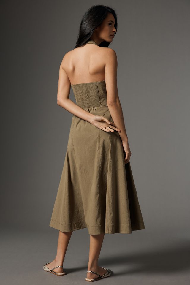 By Anthropologie Zip-Front Corset Dress #2