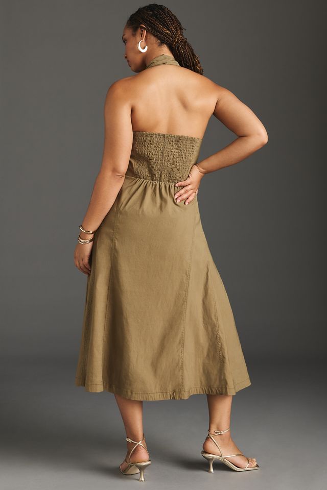 By Anthropologie Zip-Front Corset Dress #6